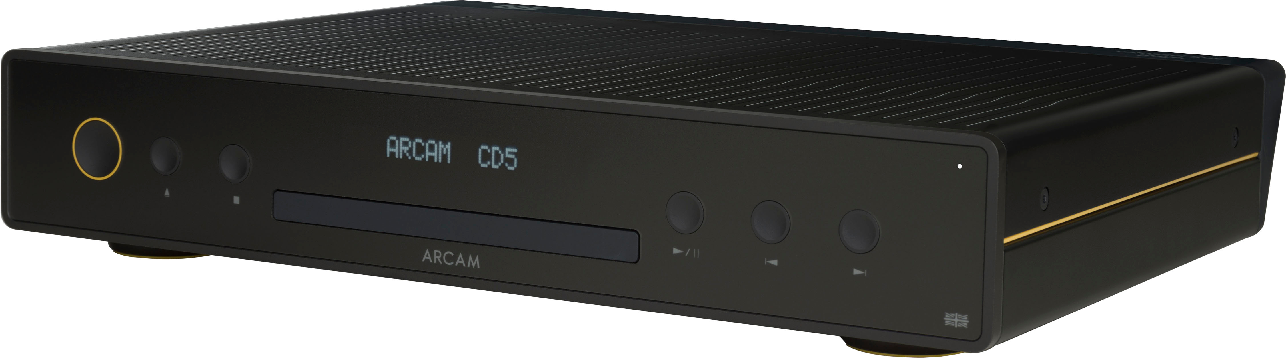 Left View: Arcam - CD5 Compact Disc Player - Black