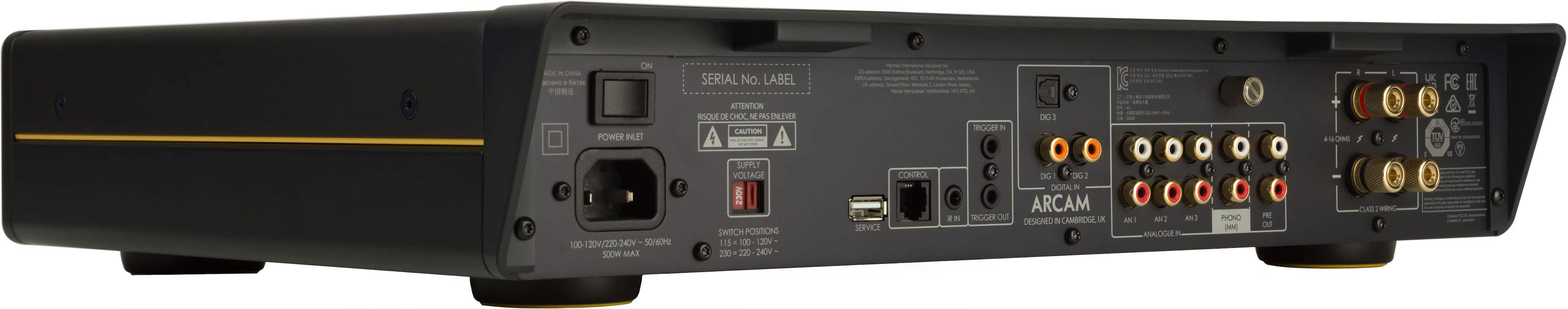 Arcam - A5 50W Integrated Amplifier - Black