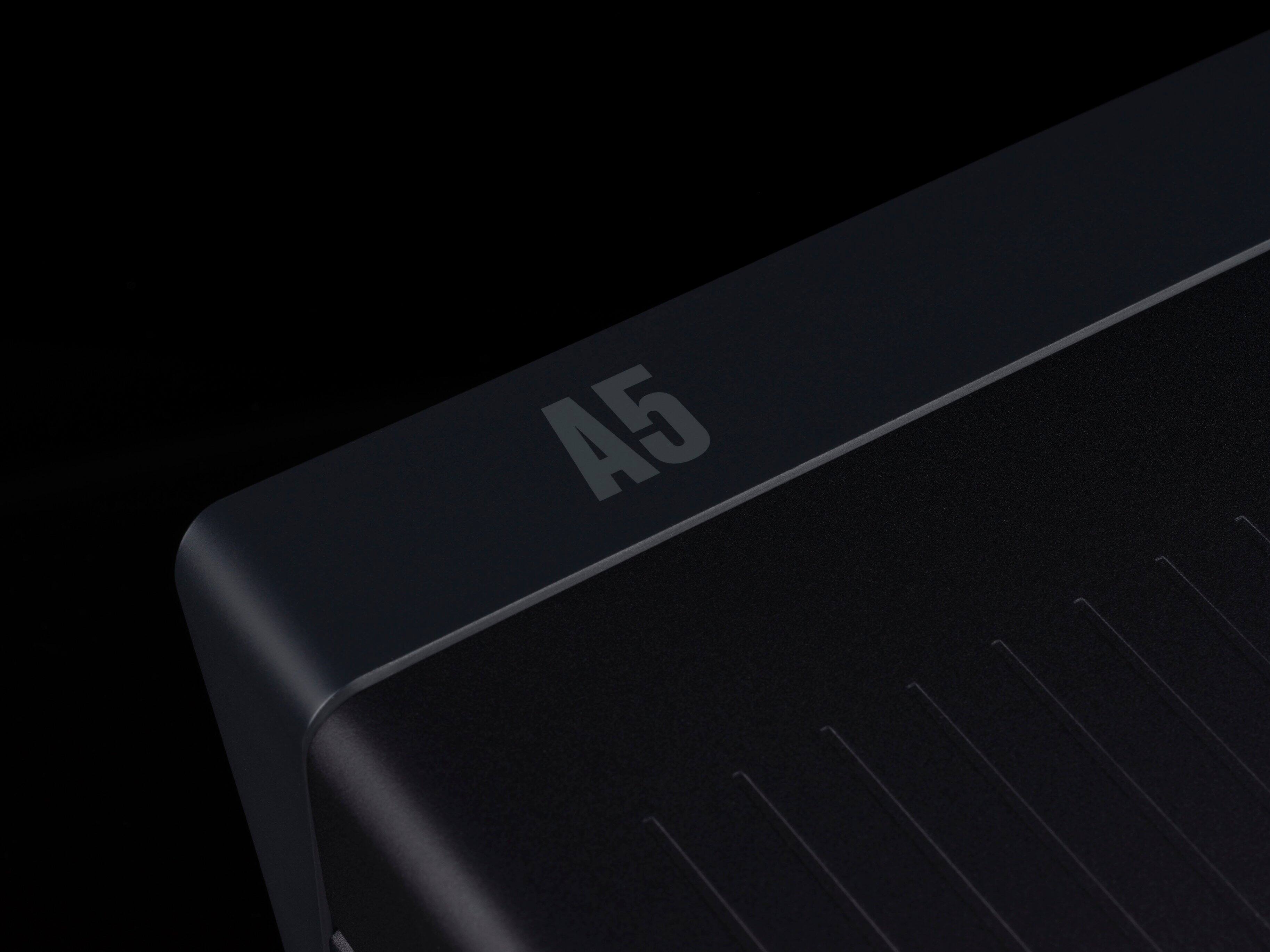 Alt View 17. Arcam - A5 50W Integrated Amplifier - Black.