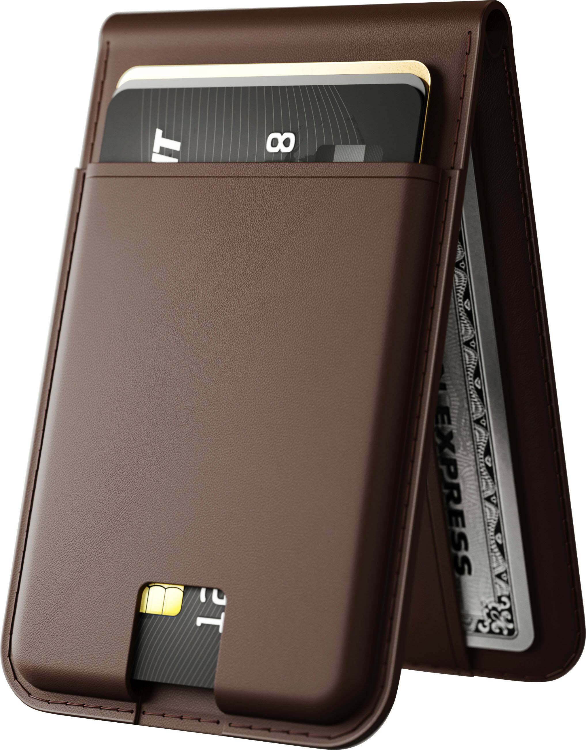 Alt View 18. JOURNEY - EZMO MagSafe Wallet & Phone Stand - Dark Brown.