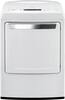 LG - 7.3 Cu. Ft. 9-Cycle Gas Dryer - White-Front_Standard