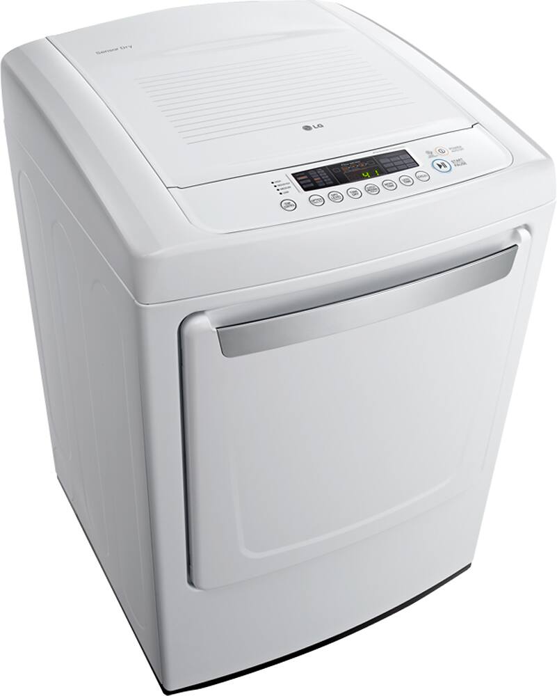 Alt View 1. LG - 7.3 Cu. Ft. 9-Cycle Gas Dryer - White.