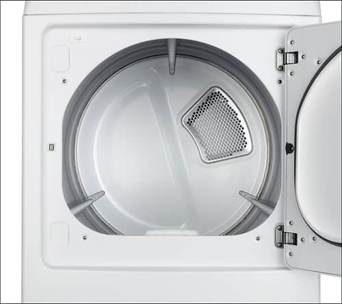 Alt View 3. LG - 7.3 Cu. Ft. 9-Cycle Gas Dryer - White.