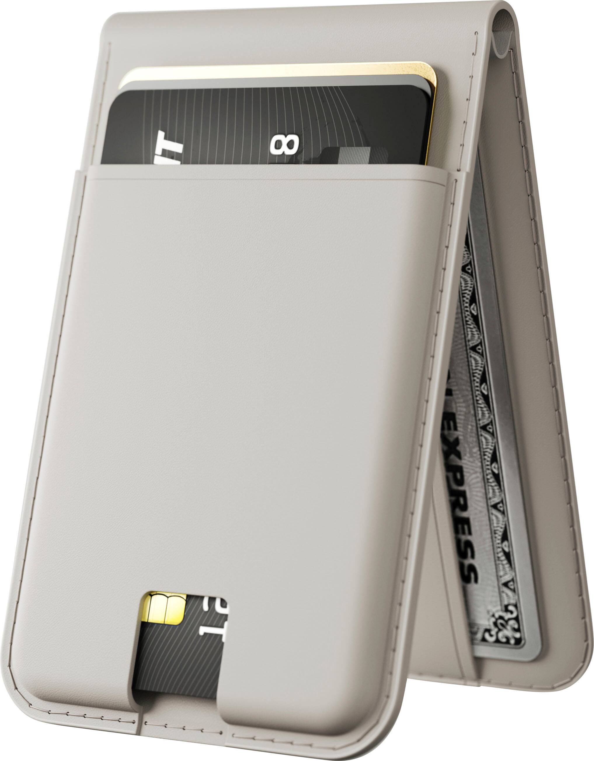 Alt View 12. JOURNEY - EZMO MagSafe Wallet & Phone Stand - Light Gray.