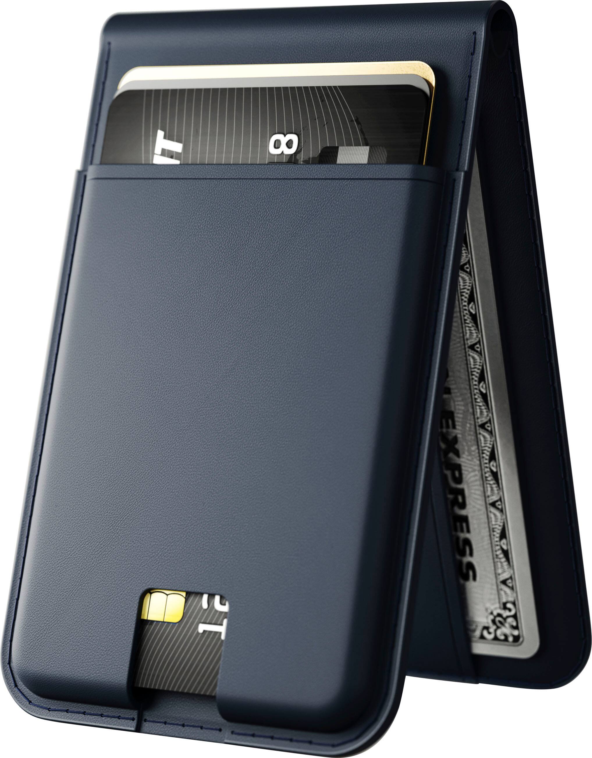 Alt View 18. JOURNEY - EZMO MagSafe Wallet & Phone Stand - Navy Blue.