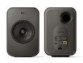 Front. KEF - LSXII LT Wireless Speakers (Pair) - Graphite Grey.