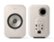 Front Zoom. KEF - LSXII LT Wireless Speakers (Pair) - Stone White.