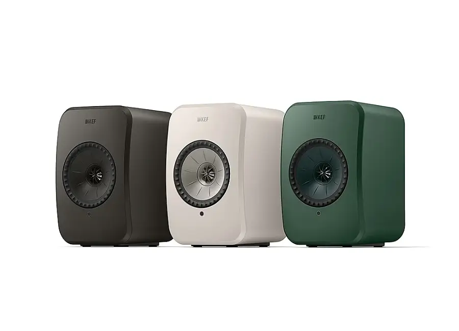 Alt View 13. KEF - LSXII LT Wireless Speakers (Pair) - Stone White.
