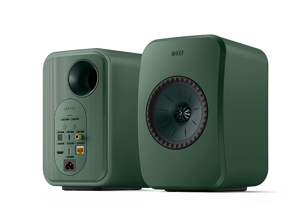 KEF LSXII LT Wireless Speakers (Pair) Sage Green LSXIILTSG - Best Buy