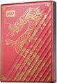 Angle. WD - My Passport Ultra Limited Edition Dragon 2TB External USB-C Portable Hard Drive - Red.