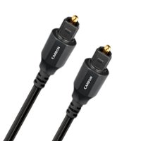 AudioQuest - Carbon 8.0m Optical Cable w/PVC Jacket - Gray/Black - Front_Zoom