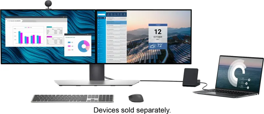 Alt View 18. Dell - Dell Dual Charge Dock - HD22Q - Black.