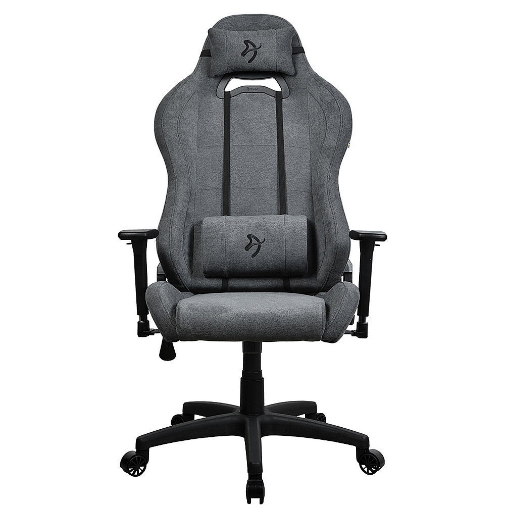 Angle View: Arozzi - Torretta Soft Fabric Gaming Chair - Ash