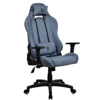 Arozzi - Torretta Soft Fabric Gaming Chair - Blue - Front_Zoom
