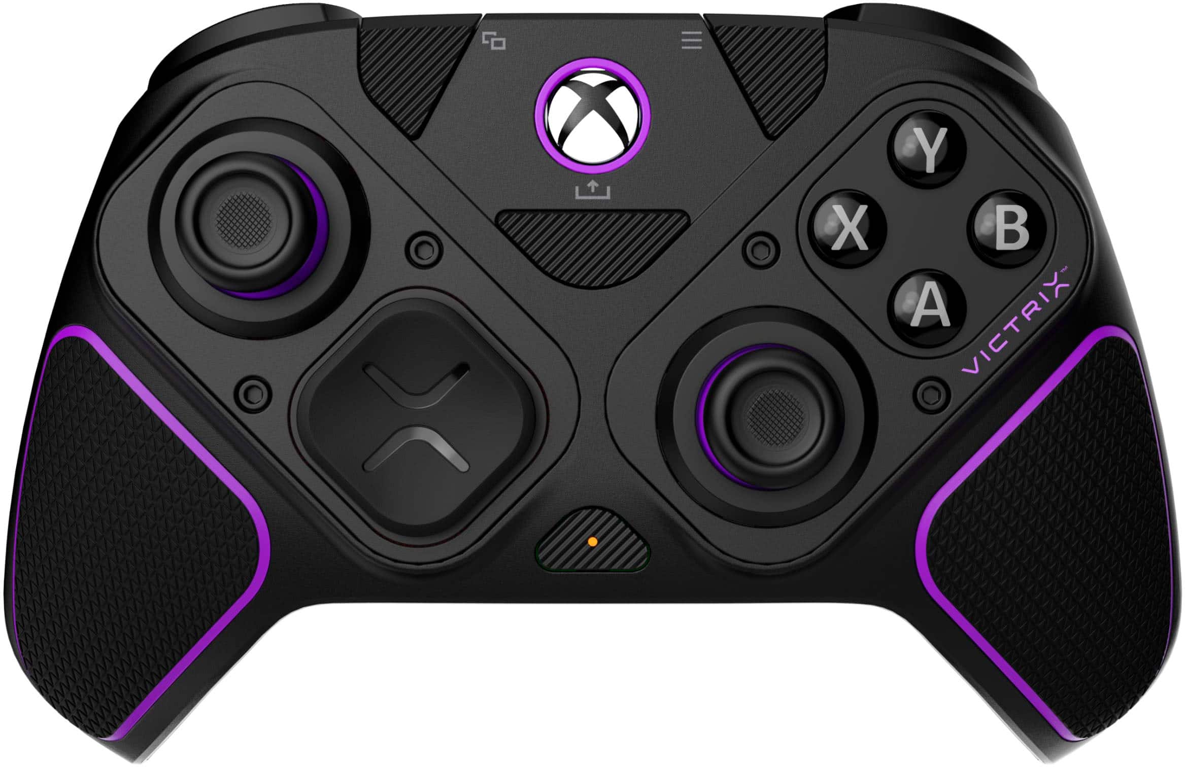 Front. PDP - Victrix Pro BFG Wireless Controller for Xbox Series X|S, Xbox One, and Windows 10/11 PC - Black.