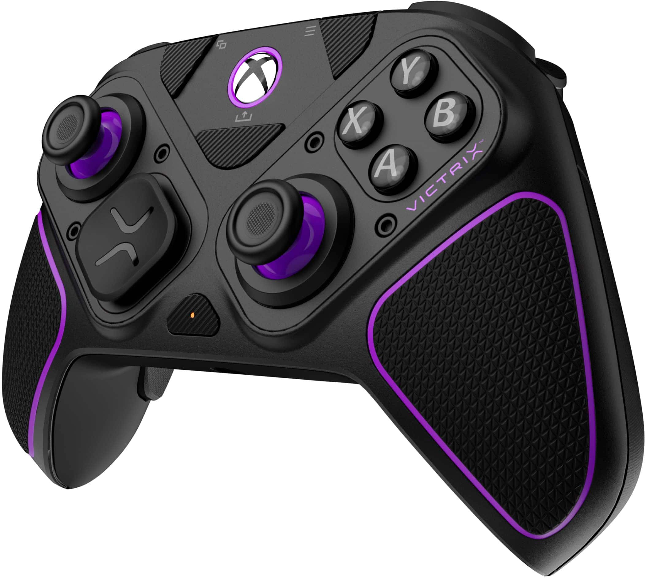 Alt View 17. PDP - Victrix Pro BFG Wireless Controller for Xbox Series X|S, Xbox One, and Windows 10/11 PC - Black.
