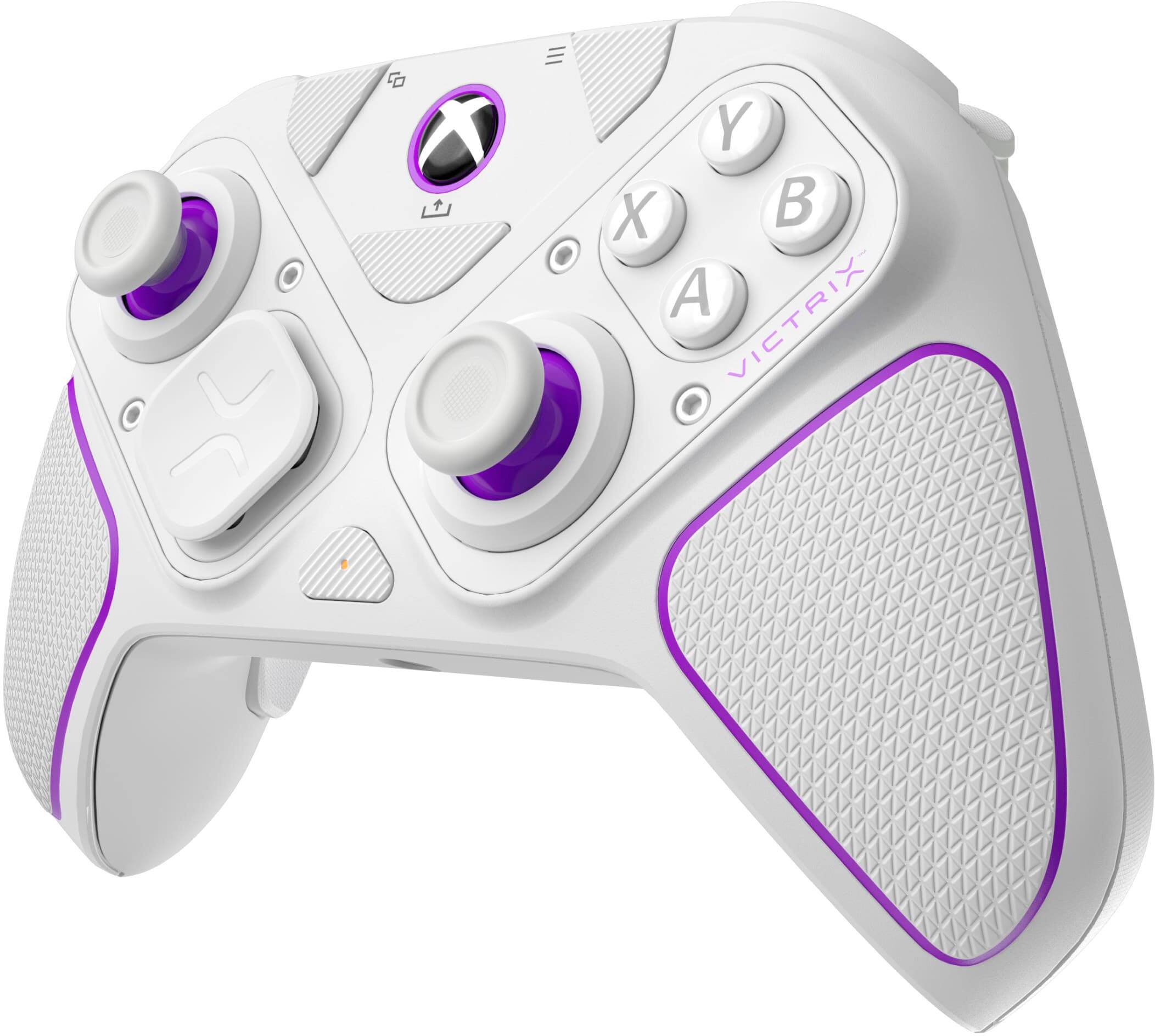 Alt View 17. PDP - Victrix Pro BFG Wireless Controller for Xbox Series X|S, Xbox One, and Windows 10/11 PC - White.
