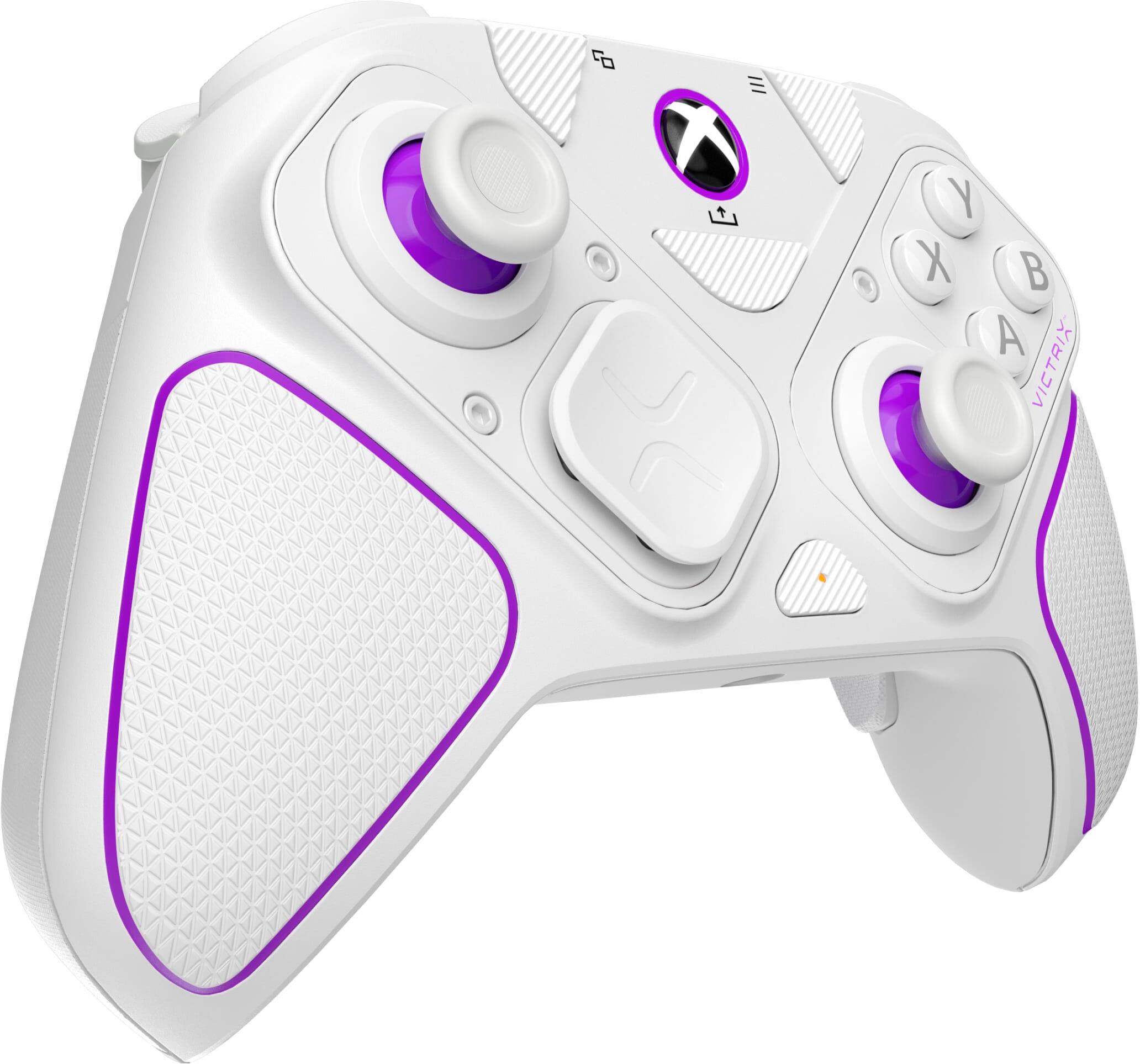 Alt View 18. PDP - Victrix Pro BFG Wireless Controller for Xbox Series X|S, Xbox One, and Windows 10/11 PC - White.