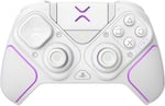 Front. PDP - Victrix Pro BFG Wireless Controller for PS5, PS4, and PC, Sony 3D Audio, Modular Buttons/Clutch Triggers/Joystick - White.