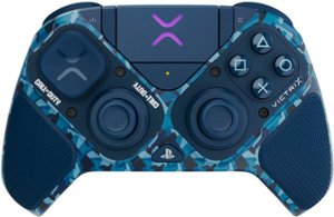 PDP - Victrix Pro BFG Wireless Controller for PS5, PS4, and PC, Sony 3D Audio, Modular Buttons/Clutch Triggers/Joystick - Midnight Mask - Front_Zoom