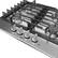 Alt View 16. Bosch - 500 Series 24" Built-In Gas Cooktop with 4 burners - Stainless Steel.