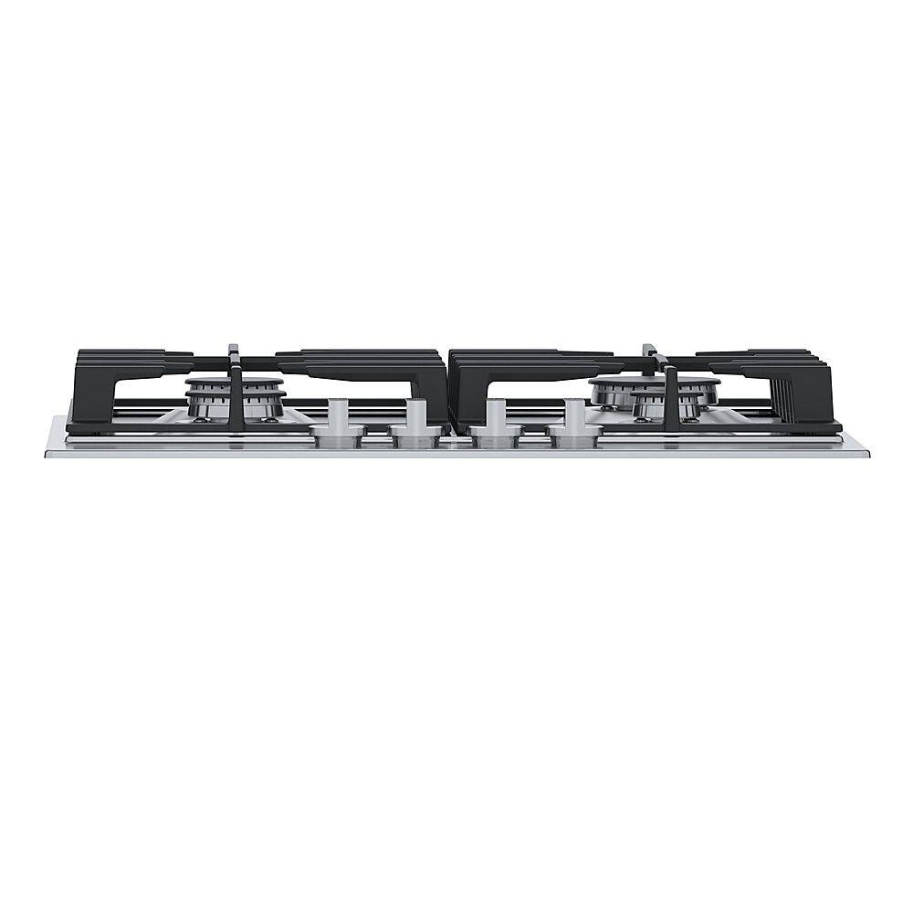 Alt View 17. Bosch - 500 Series 24" Built-In Gas Cooktop with 4 burners - Stainless Steel.
