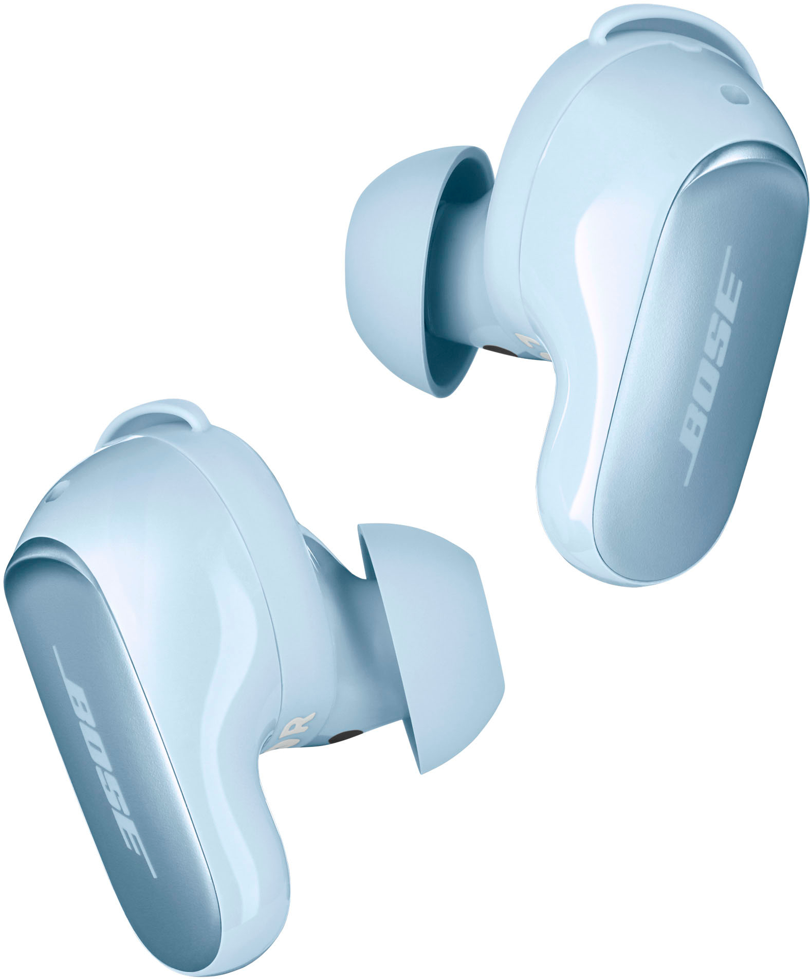 Bose QuietComfort Ultra True Wireless Noise Cancelling In-Ear Earbuds  Moonstone Blue 882826-0050 - Best Buy
