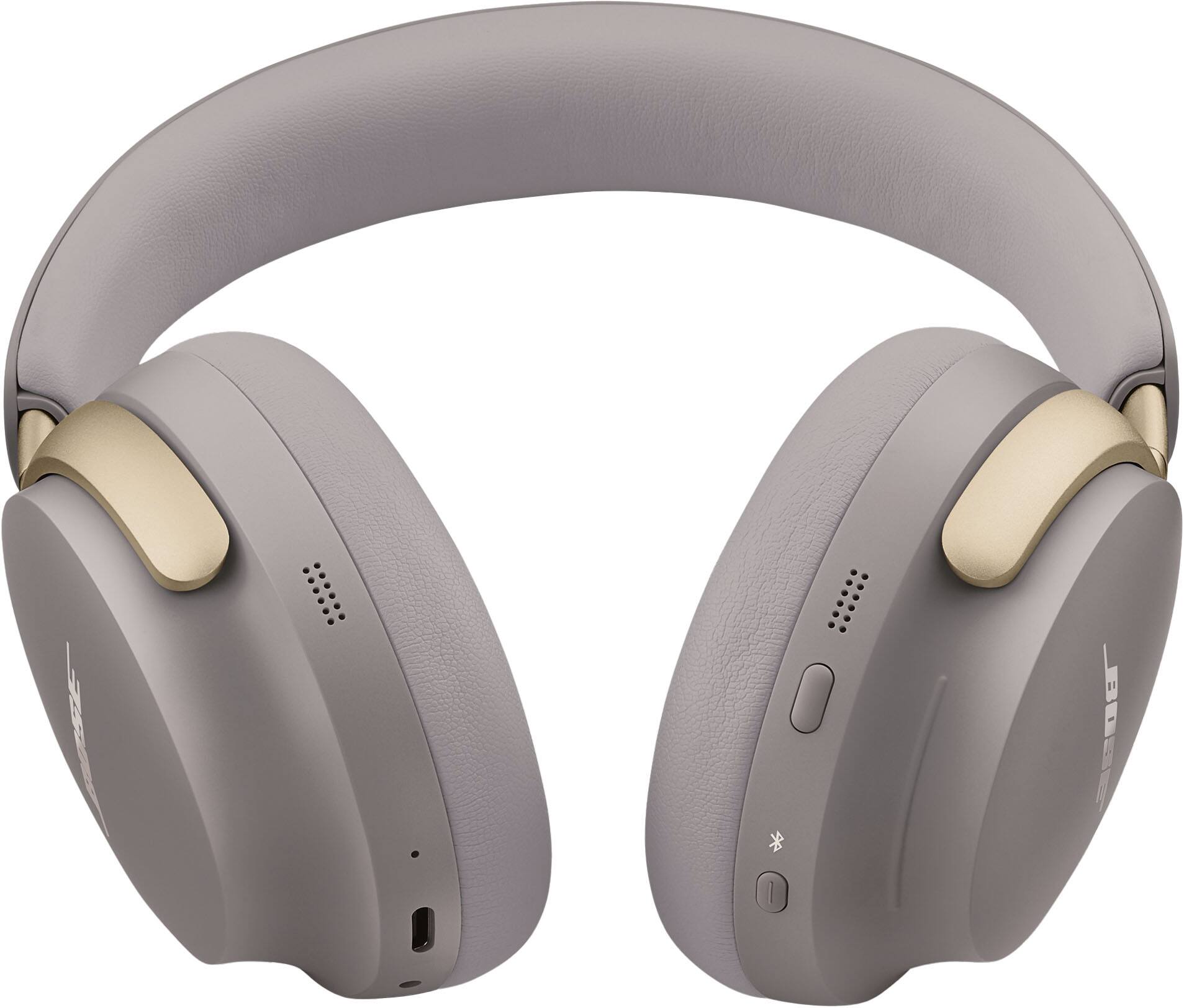 Alt View 15. Bose - QuietComfort Ultra Wireless Noise Cancelling Over-the-Ear Headphones - Sandstone.