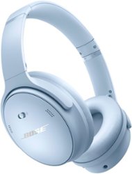 Bose - QuietComfort Wireless Noise Cancelling Over-the-Ear Headphones - Moonstone Blue - Front_Zoom