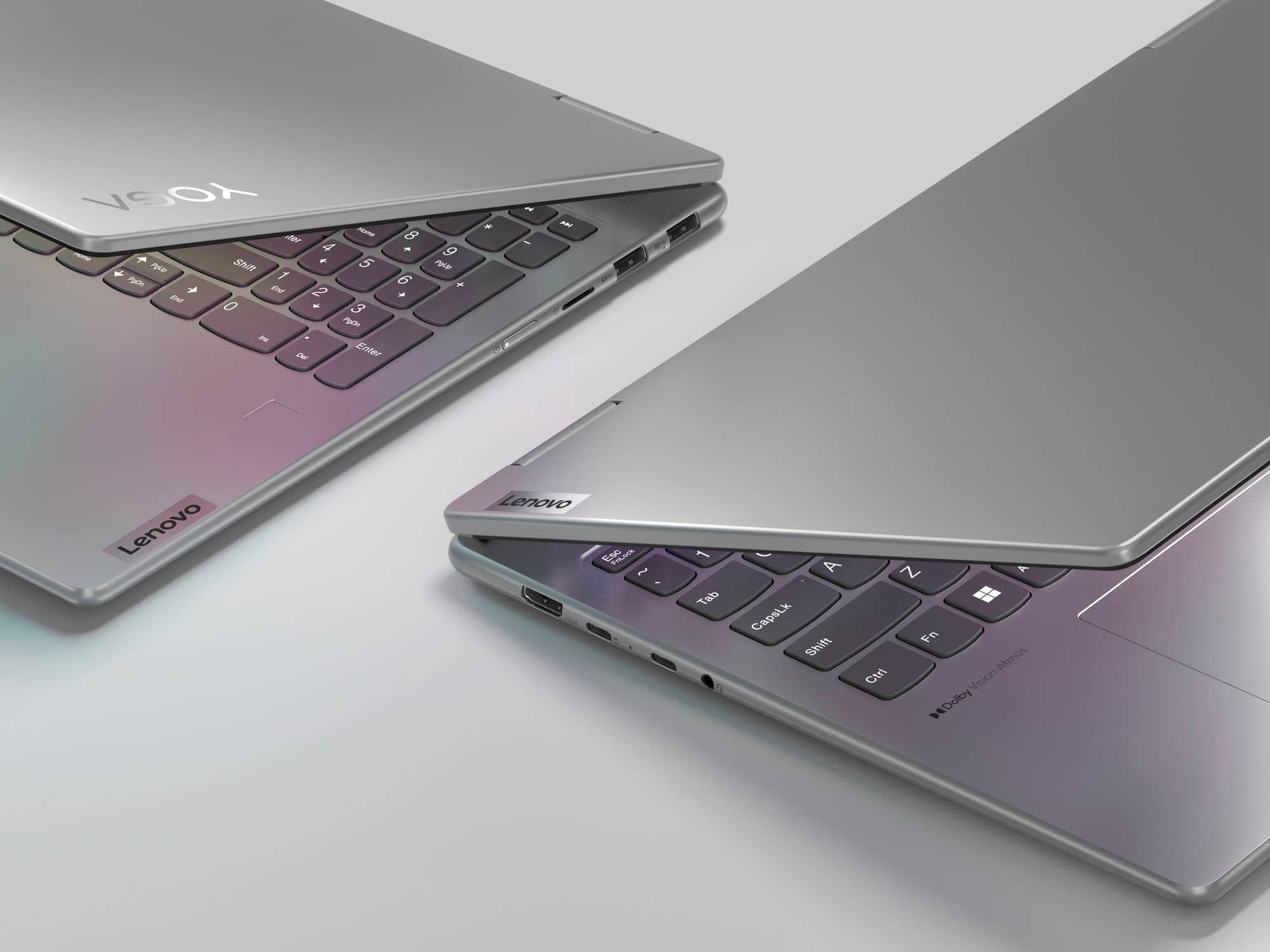 Alt View 11. Lenovo - Yoga 7 2-in-1 16" 2K Touchscreen Laptop - AMD Ryzen 7 8840HS with 16GB Memory - 1TB SSD - Artic Grey.