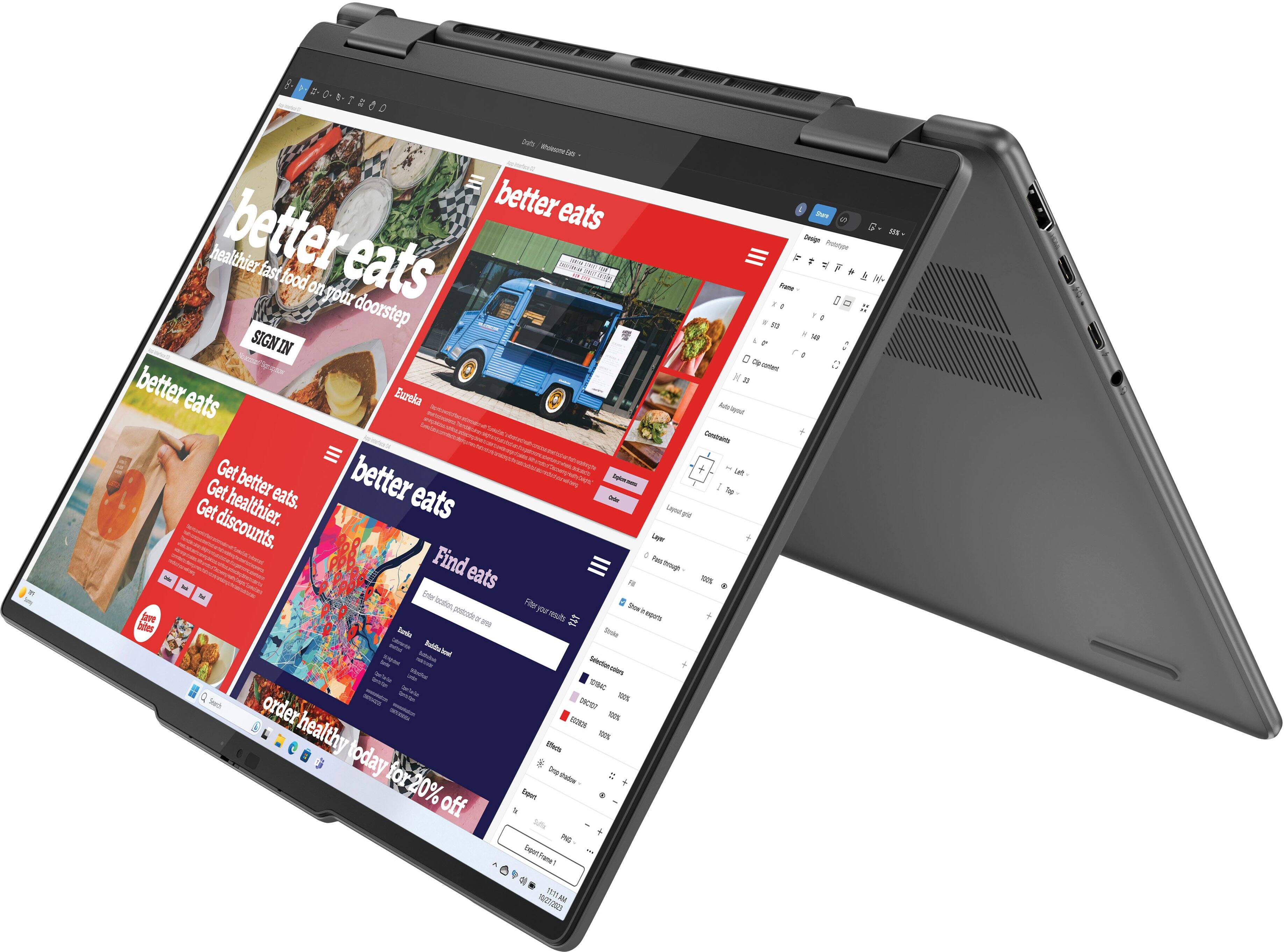 Protection D'écran Verre Mat Anti-reflet Pour Lenovo Yoga Book 9i Gen 10 – Film Hybride 9H, Anti-traces