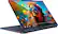 Angle. Lenovo - Yoga 9i 2-in-1 14" 4K OLED Touchscreen Laptop with Pen - Intel Core Ultra 7 155H with 32GB Memory - 1TB SSD - Cosmic Blue.