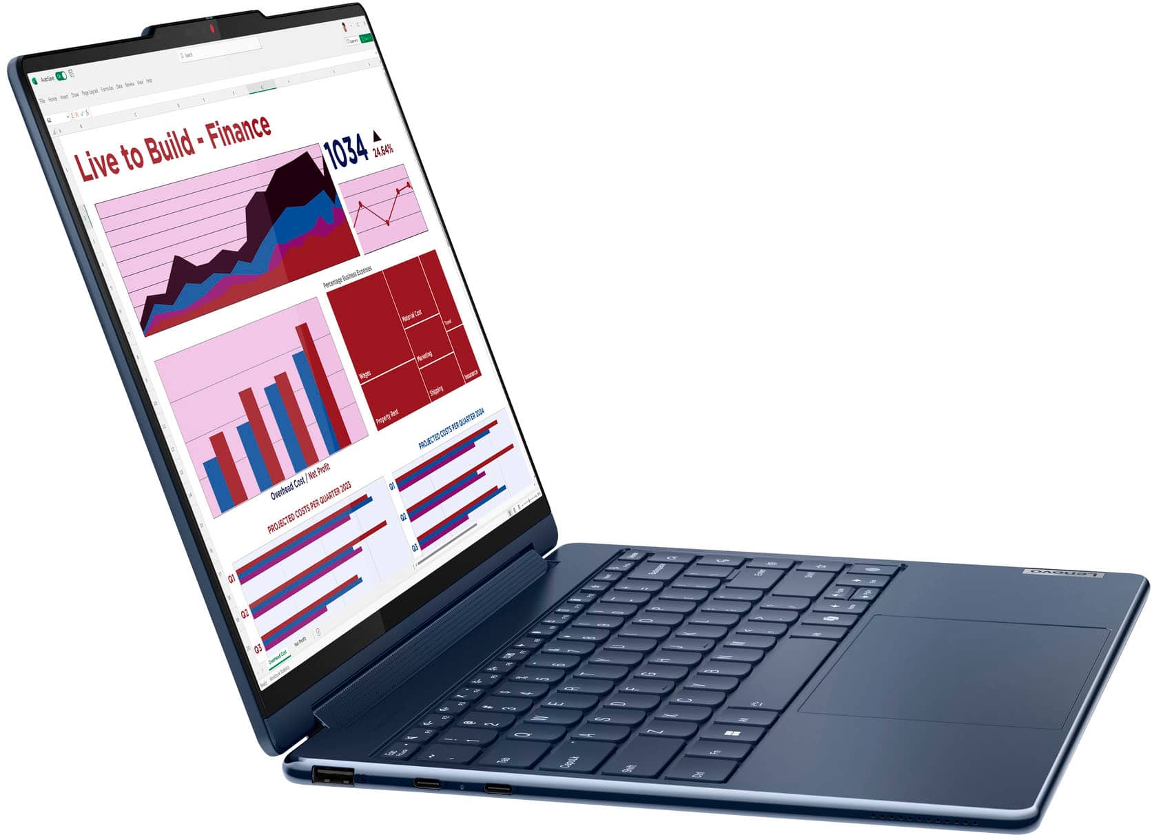 Touchscreen Laptops With Pen Lenovo Yoga 9i 2-In-1 14 4k Oled Touchscreen Laptop With Pen - Intel