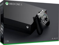Microsoft - Geek Squad Certified Refurbished Xbox One X 1TB Console with 4K Ultra Blu-ray - Black - Front_Zoom