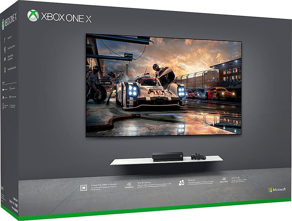 Refurbished - Microsoft Xbox One X 1TB Console - Black 