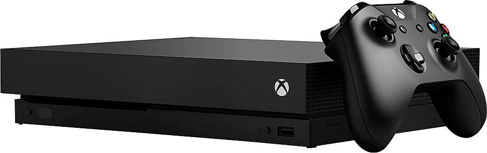 Alt View 14. Microsoft - Geek Squad Certified Refurbished Xbox One X 1TB Console with 4K Ultra Blu-ray - Black.
