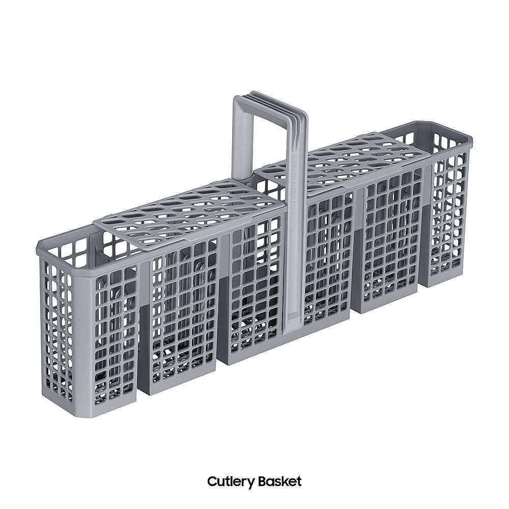 Alt View 23. Samsung - Open Box AutoRelease Smart Built-In Dishwasher with StormWash+, 42dBA - Black Stainless Steel.