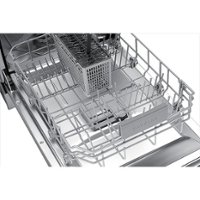 Samsung - Open Box 18" Compact Top Control Built-in Dishwasher with Stainless Steel Tub, 46 dBA - Stainless Steel - Alt_View_Zoom_18