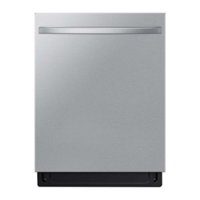 Samsung - Open Box 24” Top Control Smart Built-In Stainless Steel Tub Dishwasher with 3rd Rack, StormWash, 46 dBA - Stainless Steel - Front_Zoom
