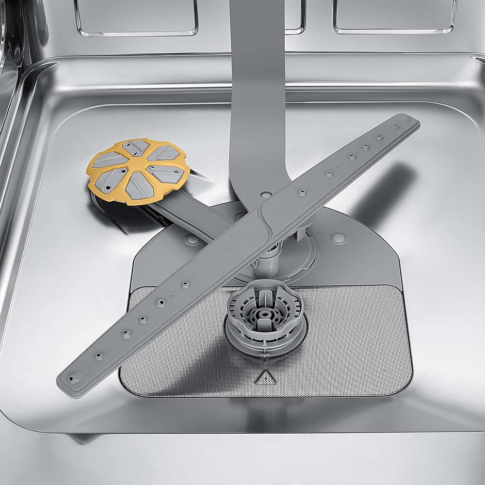 Alt View 17. Samsung - Open Box Bespoke AutoRelease Smart Built-In Dishwasher with StormWash, 46dBA - White Glass.