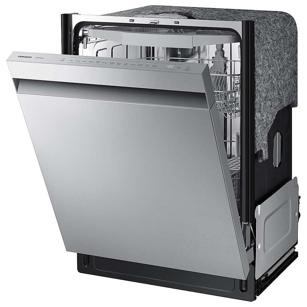 Alt View 13. Samsung - Open Box AutoRelease Smart Built-In Dishwasher with StormWash, 46 dBA - Stainless Steel.