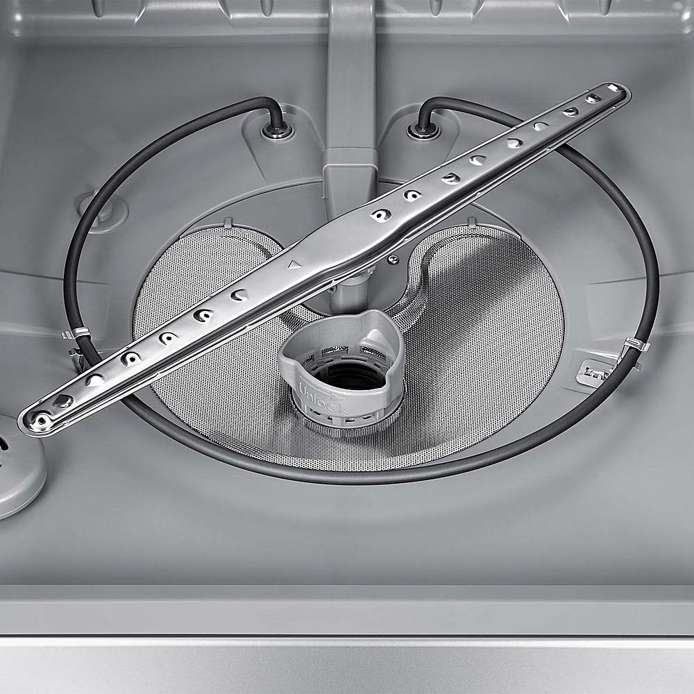 Alt View 13. Samsung - Open Box 24” Top Control Built-In Dishwasher with Height-Adjustable Rack, 53 dBA - Stainless Steel.