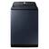 Front. Samsung - Open Box 5.4 Cu. Ft. High-Efficiency Smart Top Load Washer with Pet Care Solution - Brushed Navy.