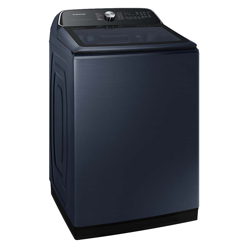 Alt View 12. Samsung - Open Box 5.4 Cu. Ft. High-Efficiency Smart Top Load Washer with Pet Care Solution - Brushed Navy.