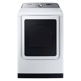 Samsung - Open Box 7.4 Cu. Ft. Smart Electric Dryer with Steam and Pet Care Dry - White