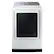 Front. Samsung - Open Box 7.4 Cu. Ft. Smart Electric Dryer with Steam and Pet Care Dry - White.