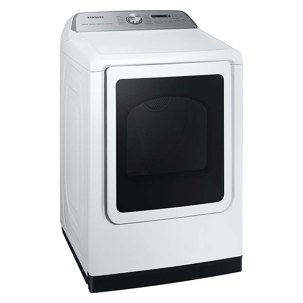 Alt View 11. Samsung - Open Box 7.4 Cu. Ft. Smart Electric Dryer with Steam and Pet Care Dry - White.