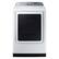 Front. Samsung - Open Box 7.4 Cu. Ft. Smart Gas Dryer with Steam and Pet Care Dry - White.