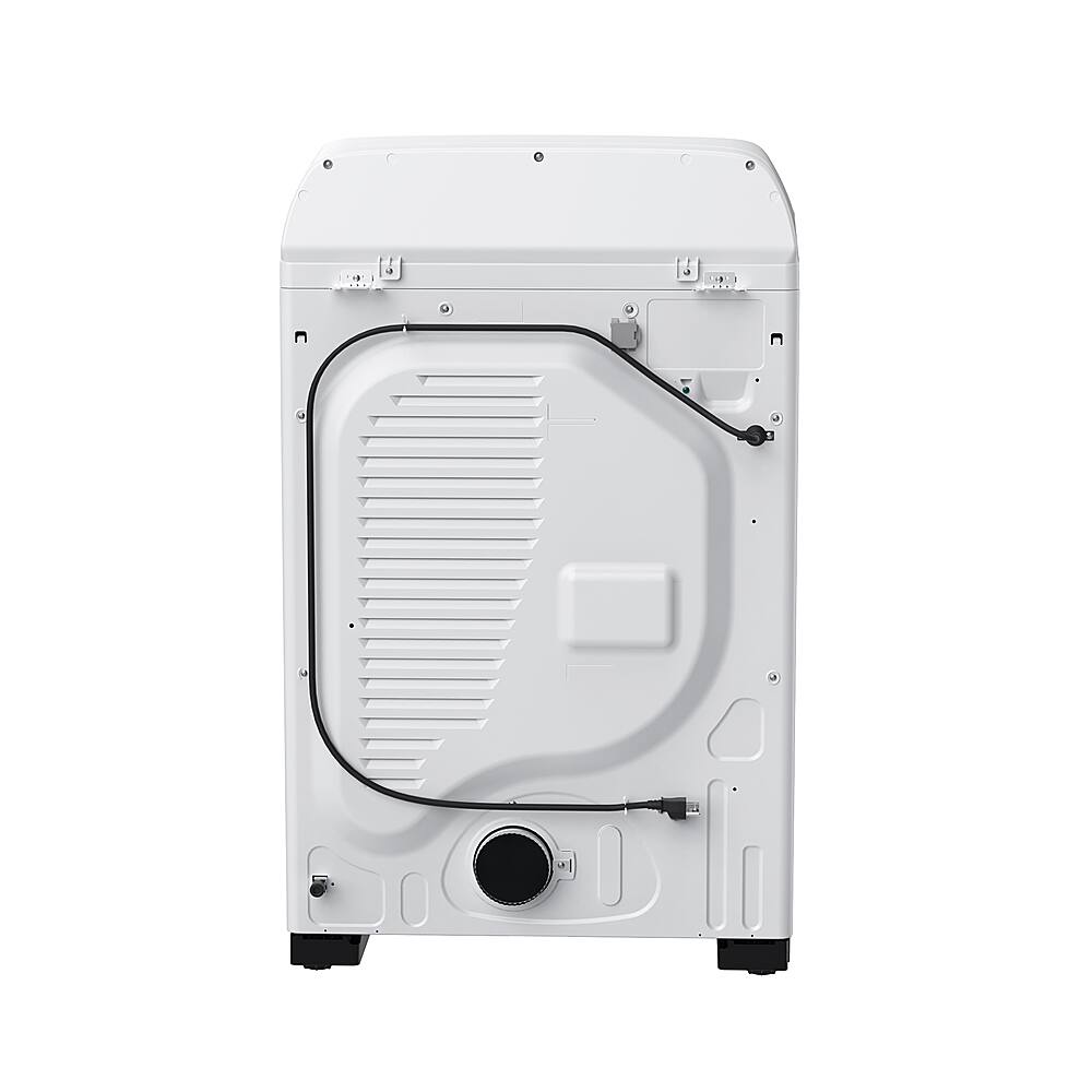 Alt View 14. Samsung - Open Box 7.4 Cu. Ft. Smart Gas Dryer with Steam and Pet Care Dry - White.