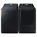 Alt View 19. Samsung - Open Box 5.5 Cu. Ft. High-Efficiency Smart Top Load Washer with Super Speed Wash - Brushed Black.